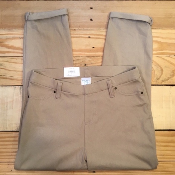 NWT Time and Tru Mid Rise Khaki Tan Brown - Picture 13 of 16